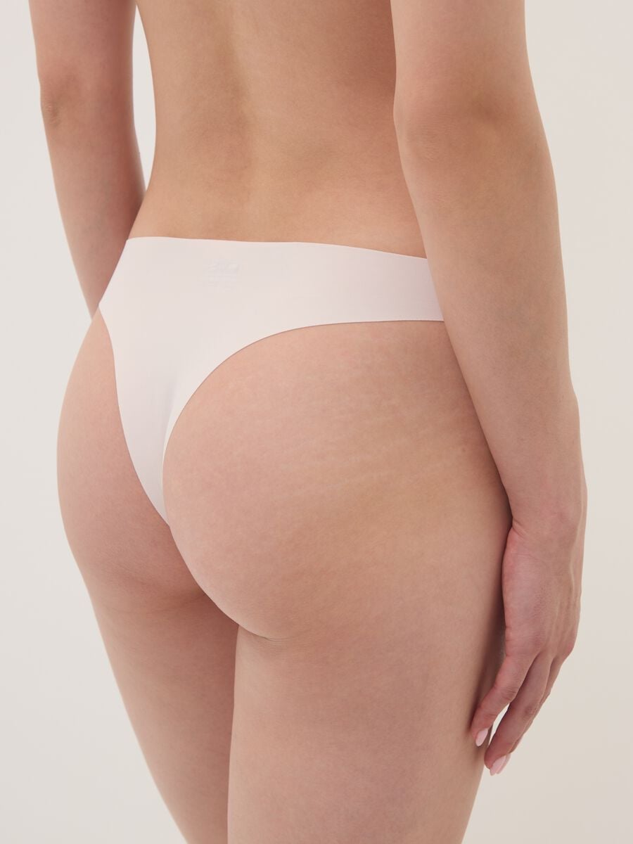 Pink stretch microfibre Brazilian briefs_2