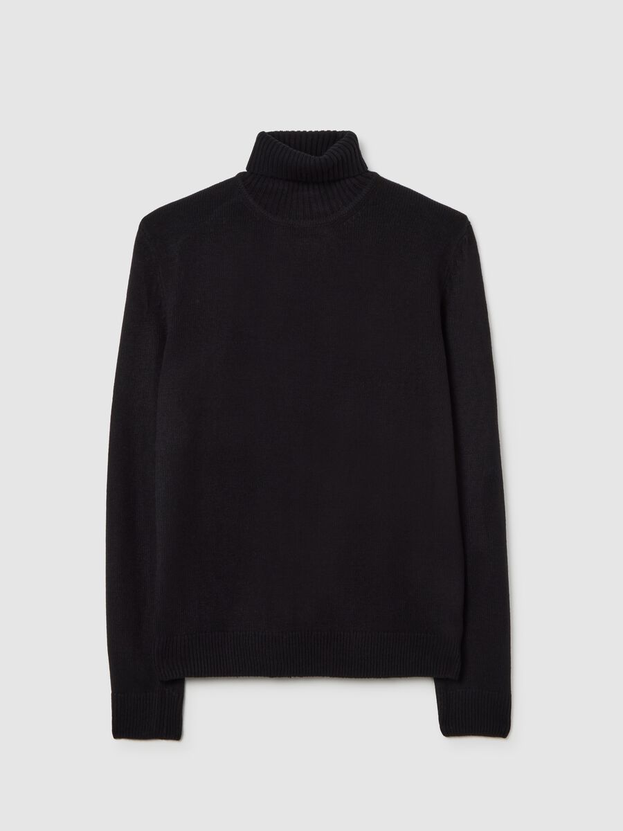 Black Turtle Neck Jumper_4