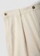 Beige pure cotton chino shorts, regular fit_5