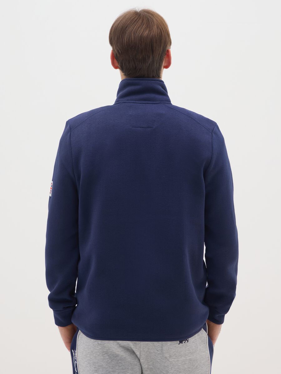 Heavy Blue Jacket with Logo_2