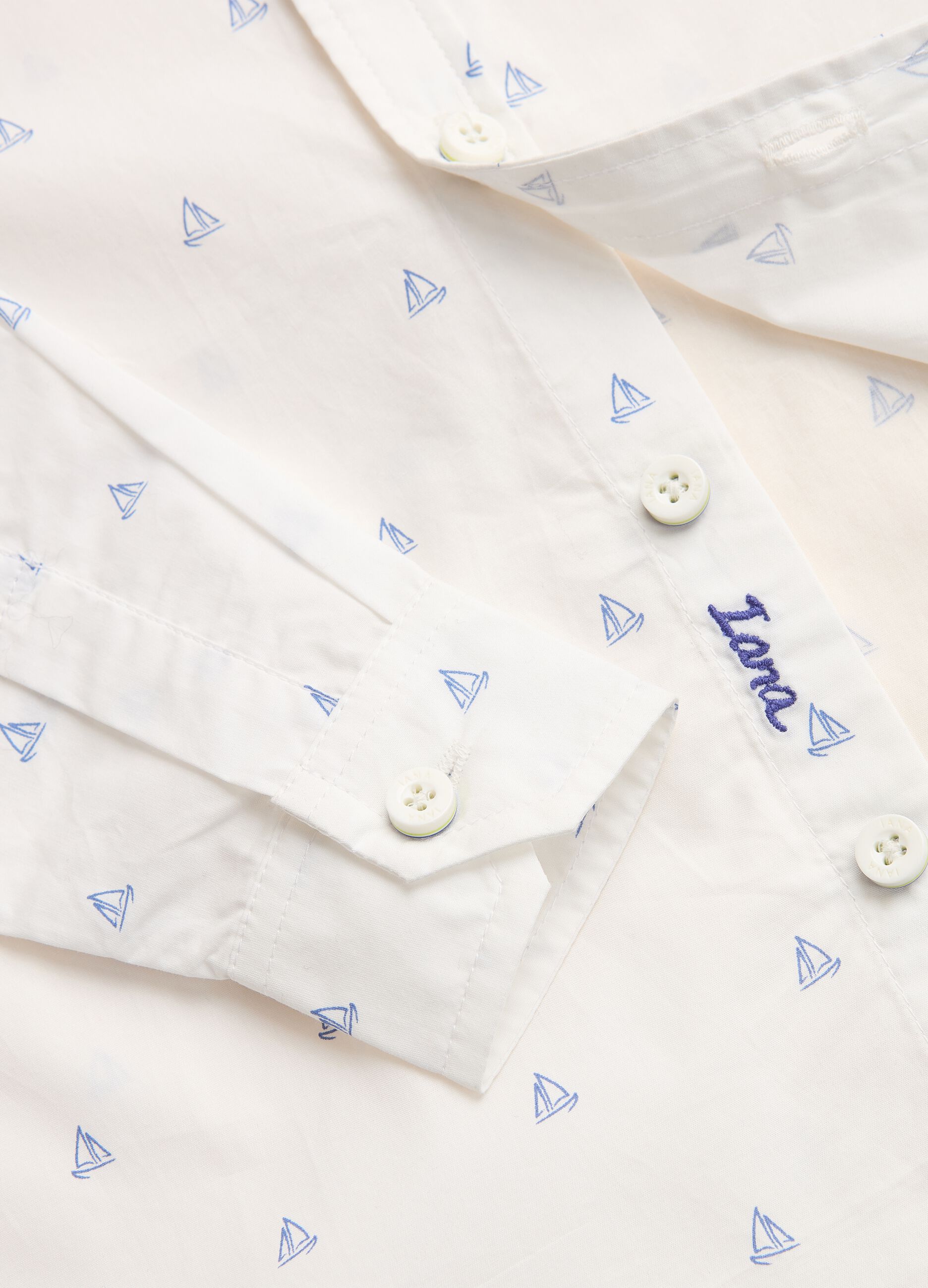 IANA 100% cotton shirt with print