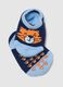 Calze antiscivolo in misto cotone multicolor da neonato con tigre_2