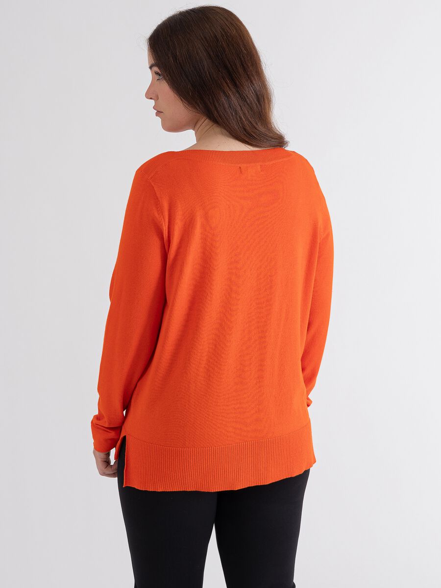 Maglia a maniche lunghe scollo a barca Curvy_1