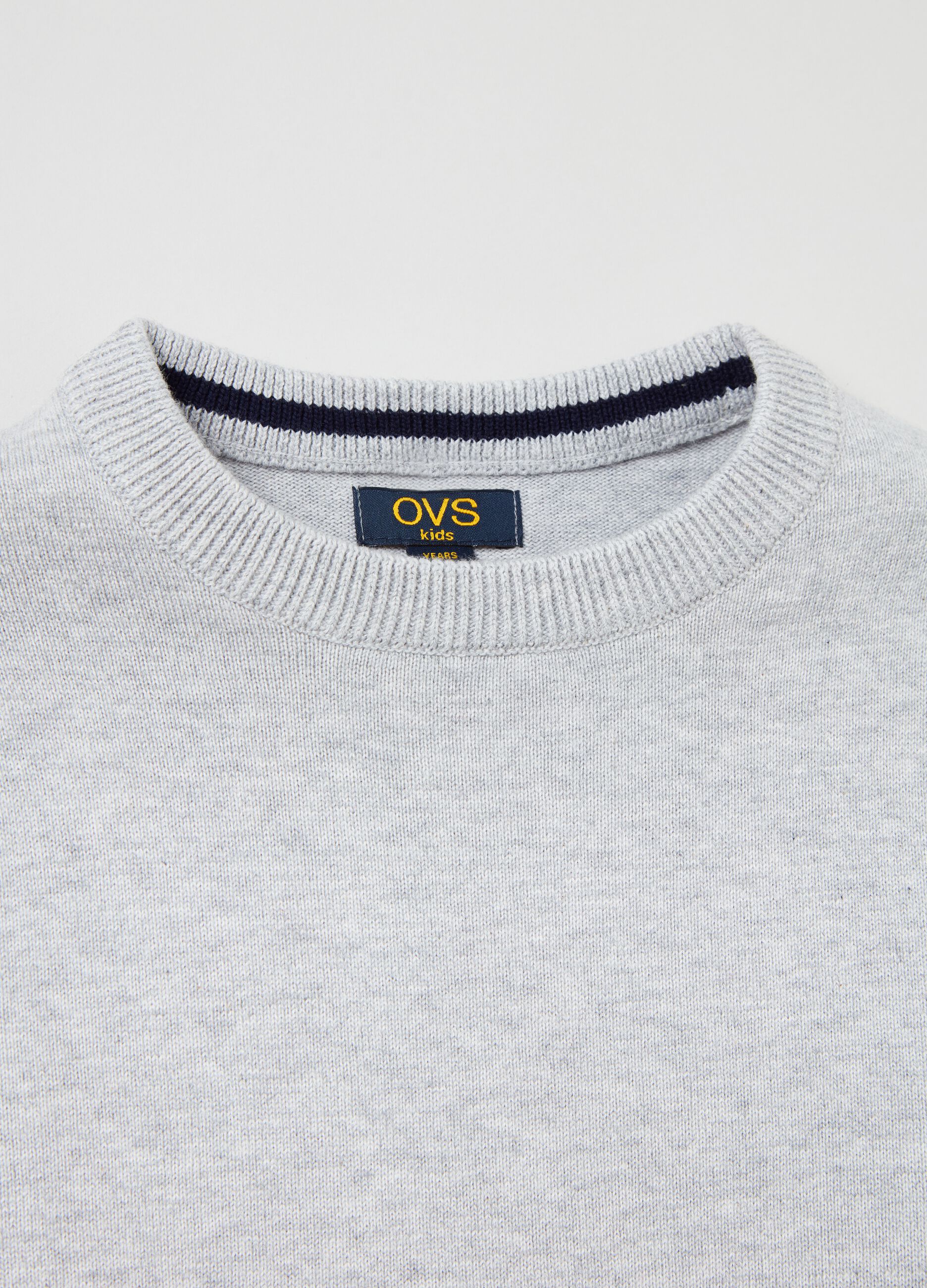 Pullover girocollo in cotone_0
