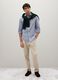 Regular fit blue pure cotton shirt_0