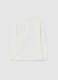 White cotton stretch regular fit baby t-shirt with print_1