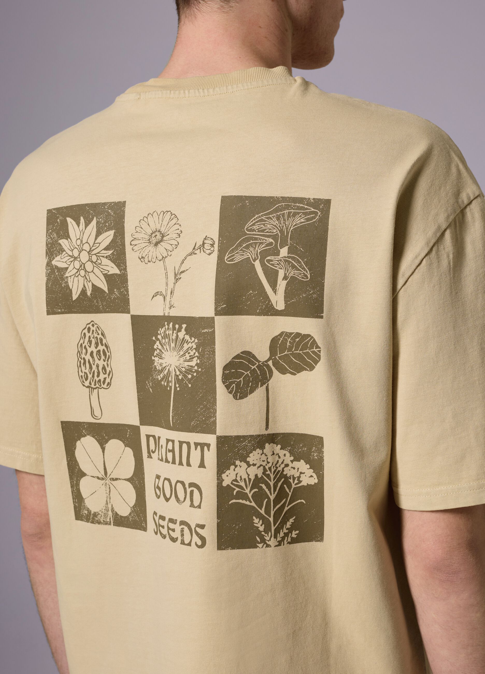 Cotton T-shirt with ALTAVIA print