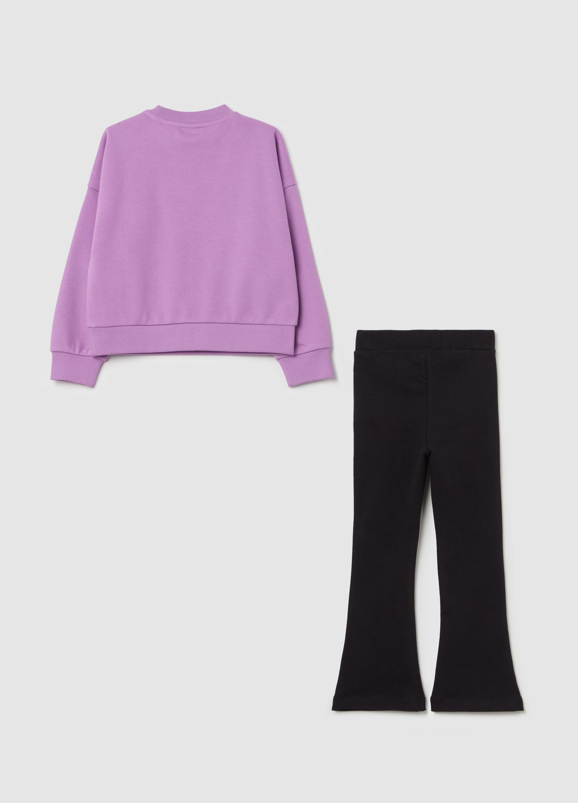 Jogging set con stampa Angel & Stitch