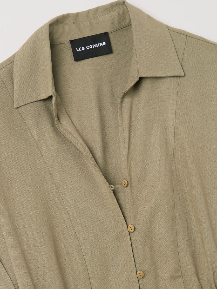 Short-sleeved shirt dress_5