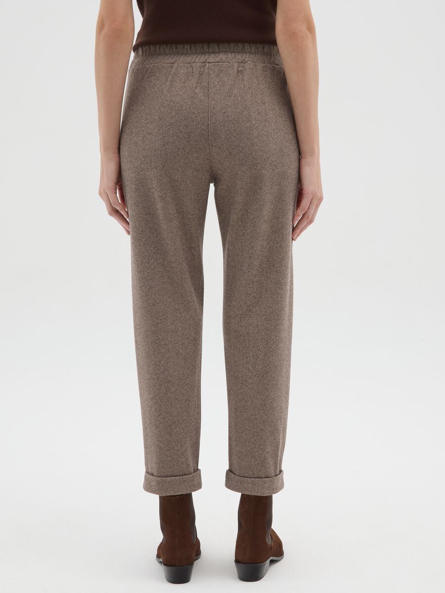 Pantaloni marroni regular fit_2