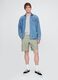 Green Linen and Cotton Shorts by Gap_0
