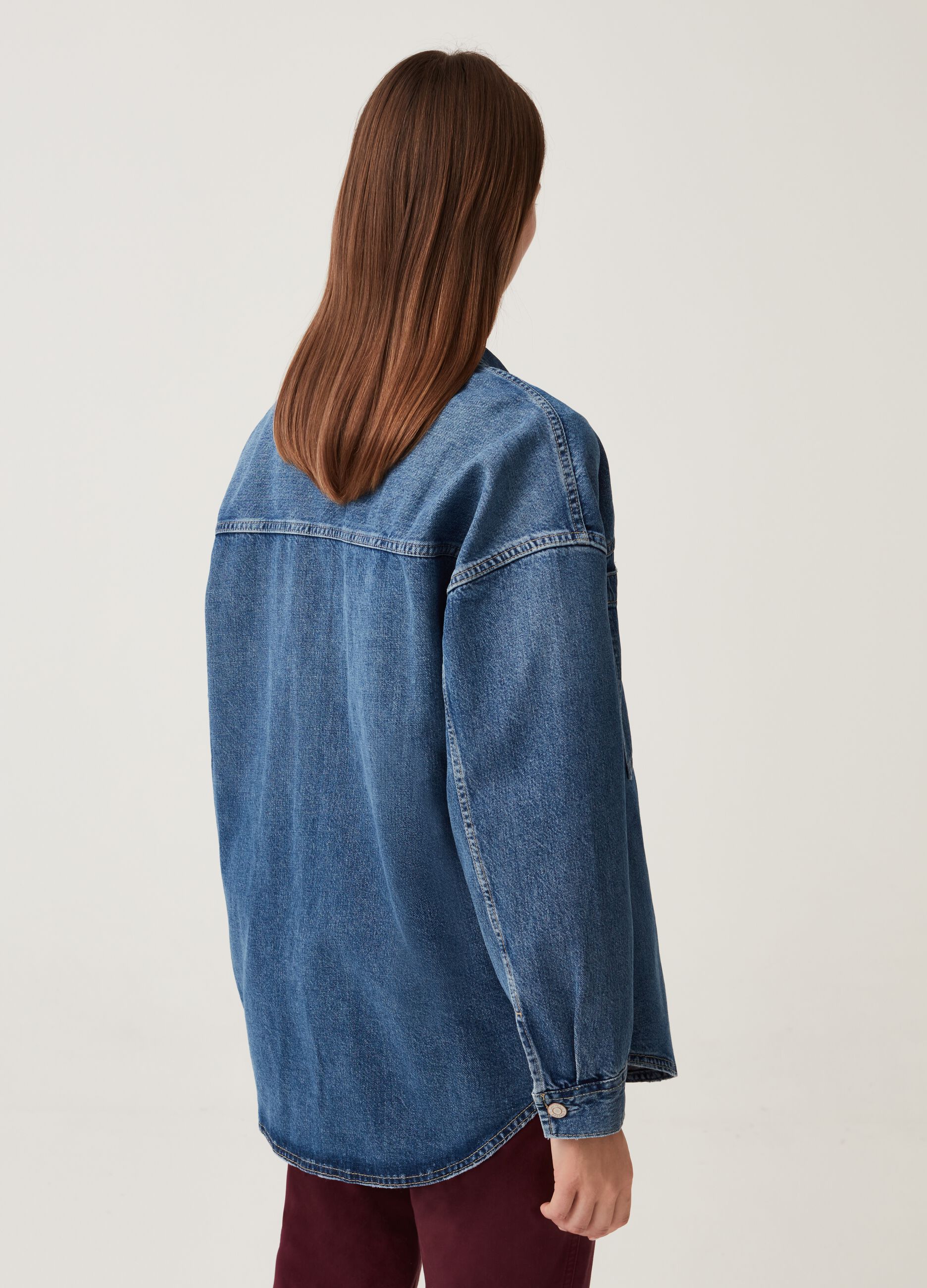 Shacket in denim