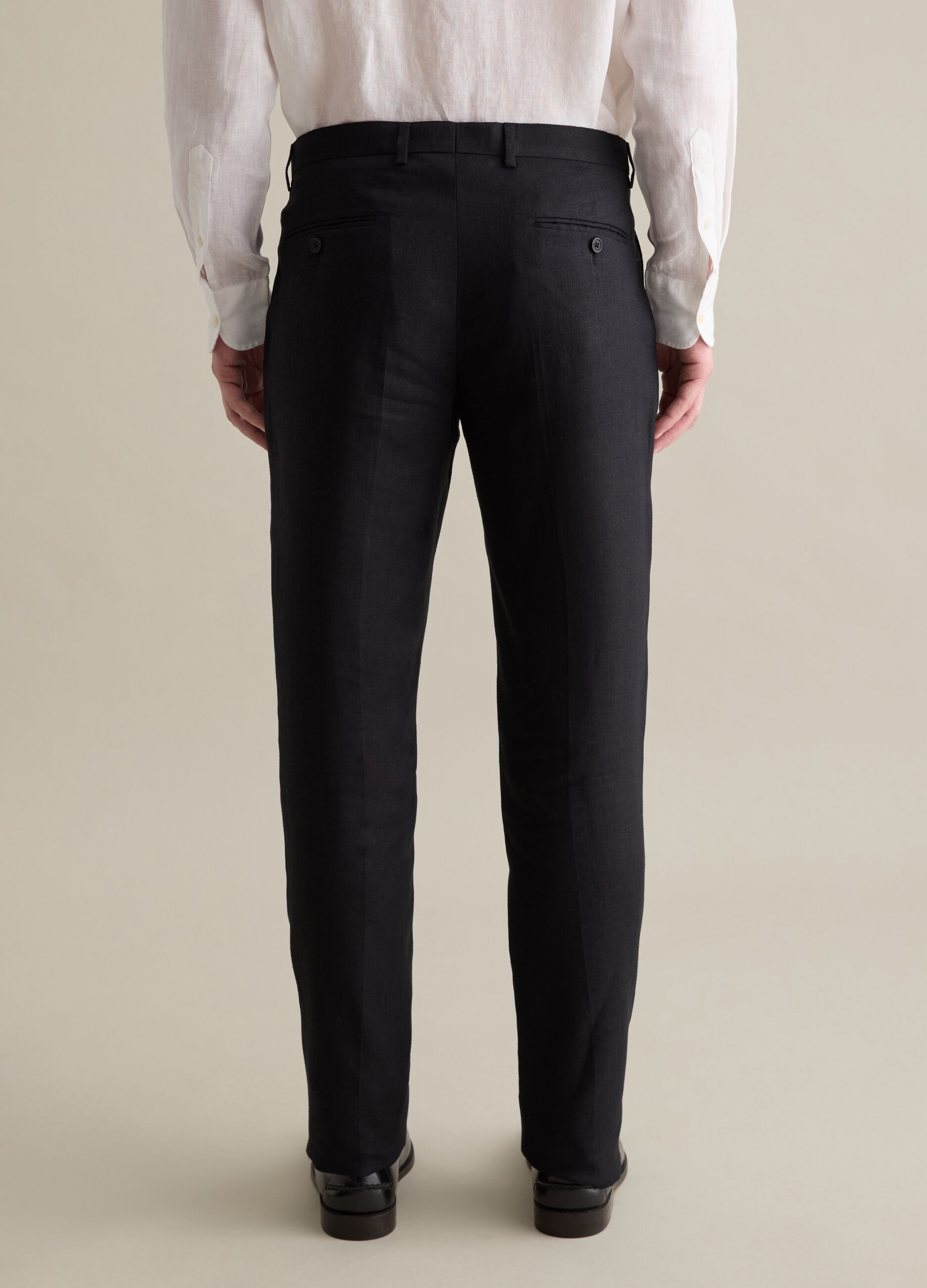 Pantaloni regular fit in lino Contemporary