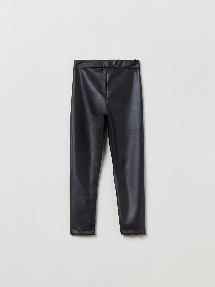 Leggings stretch effetto lucido_1
