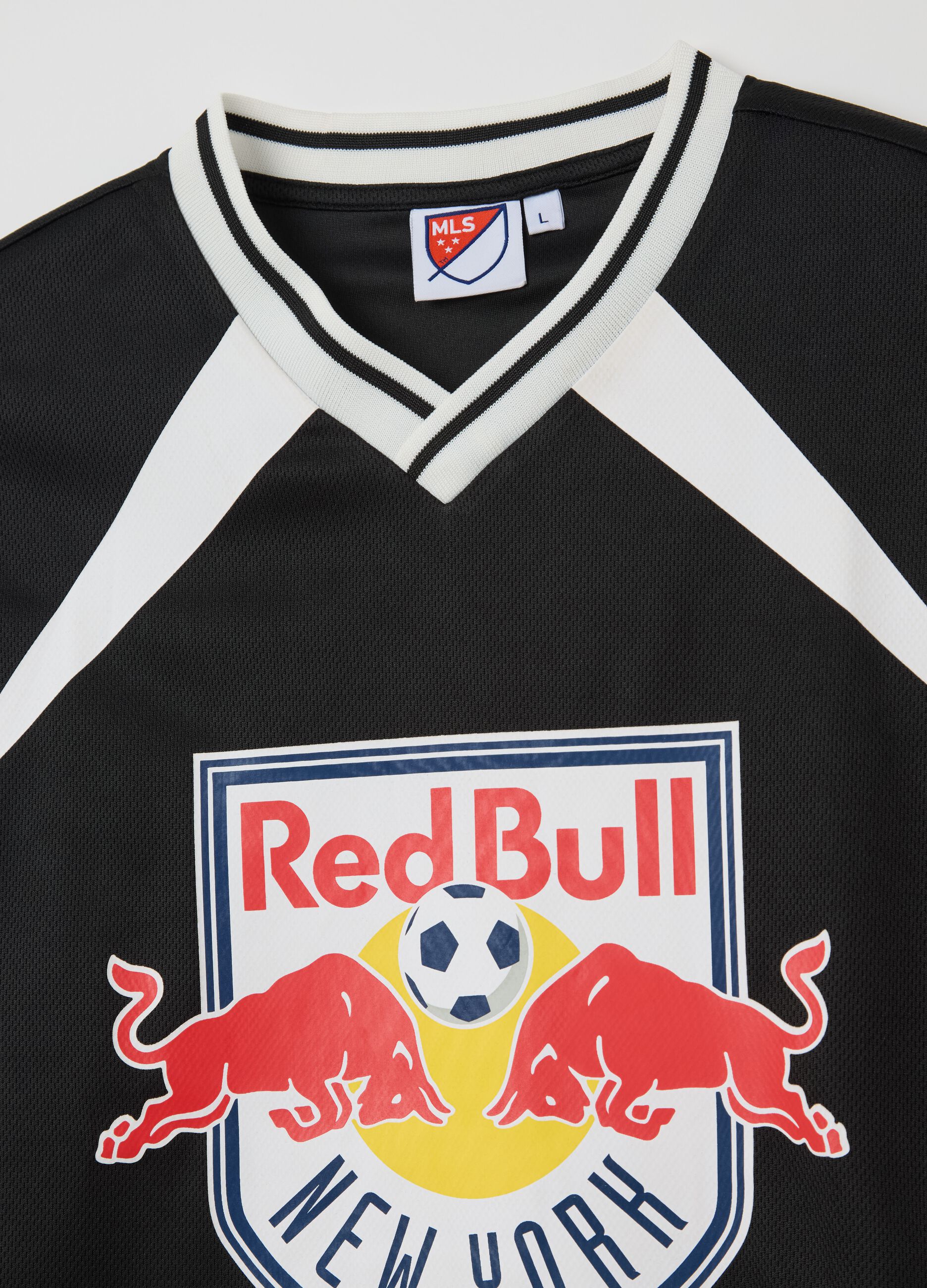 Red Bull New York black T-shirt with short sleeves