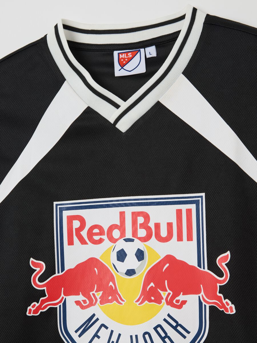 Red Bull New York black T-shirt with short sleeves_5