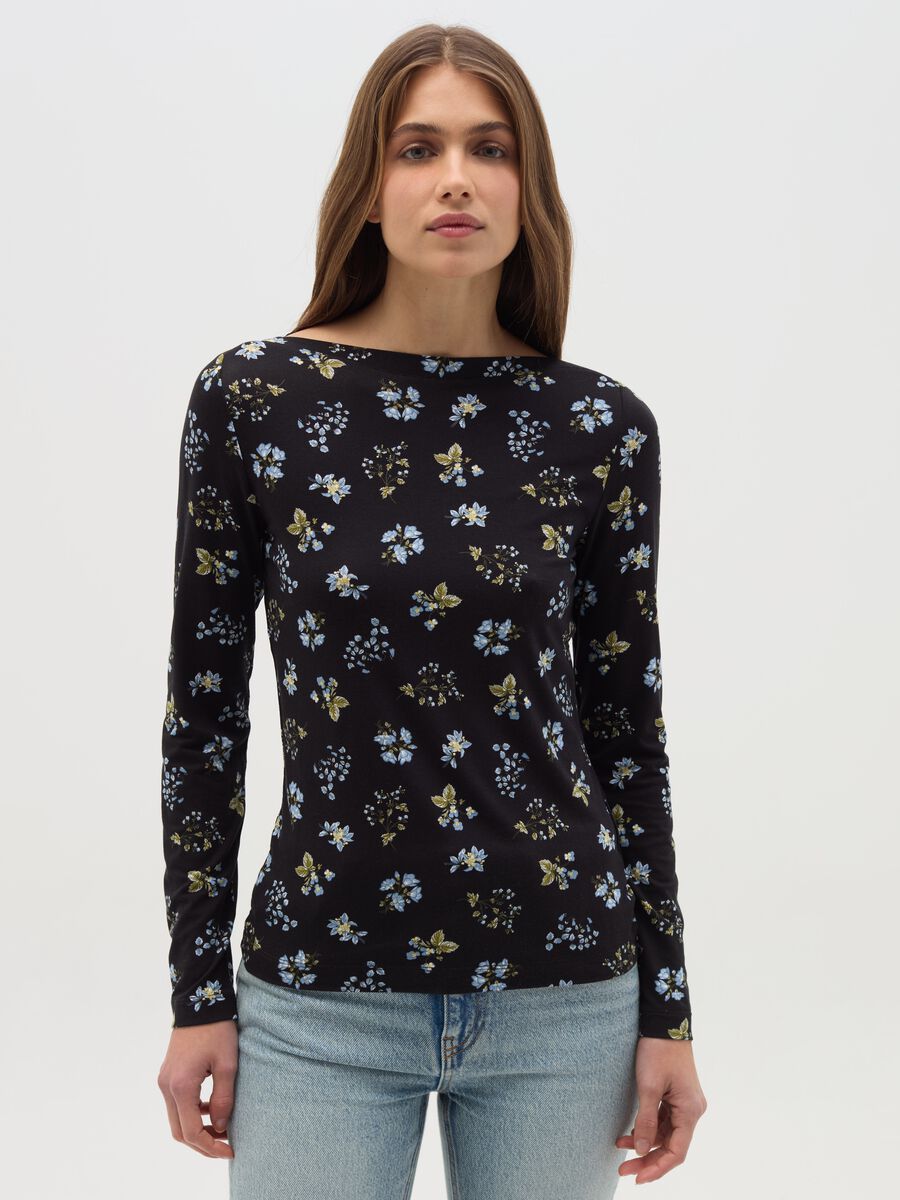 Long-sleeved T-shirt with print_0
