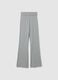 Stretch Grey Flare Leggings_4