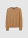 Beige pure wool sweater regular fit_4