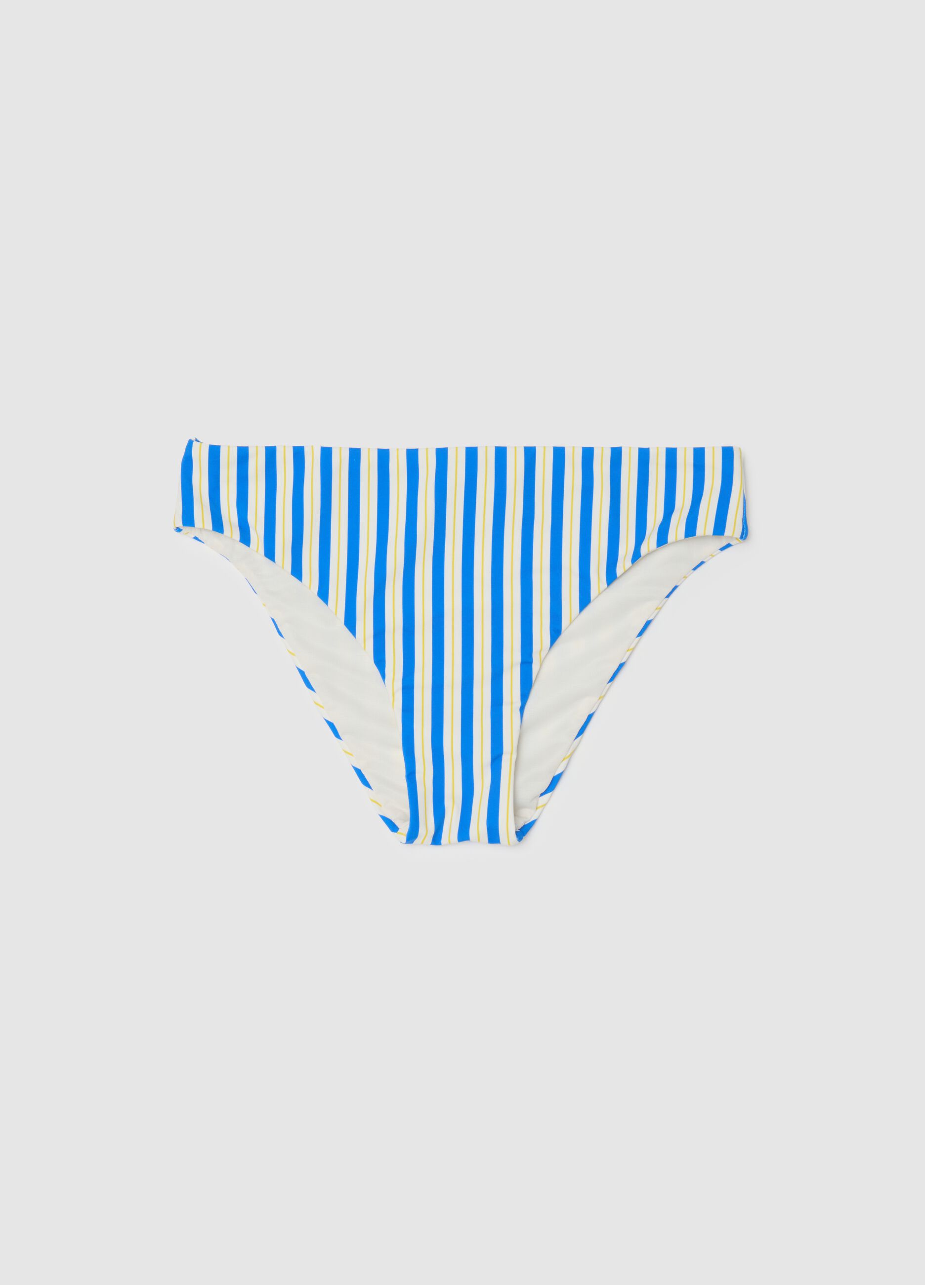 Slip bikini da donna in misto elasticizzato multicolor