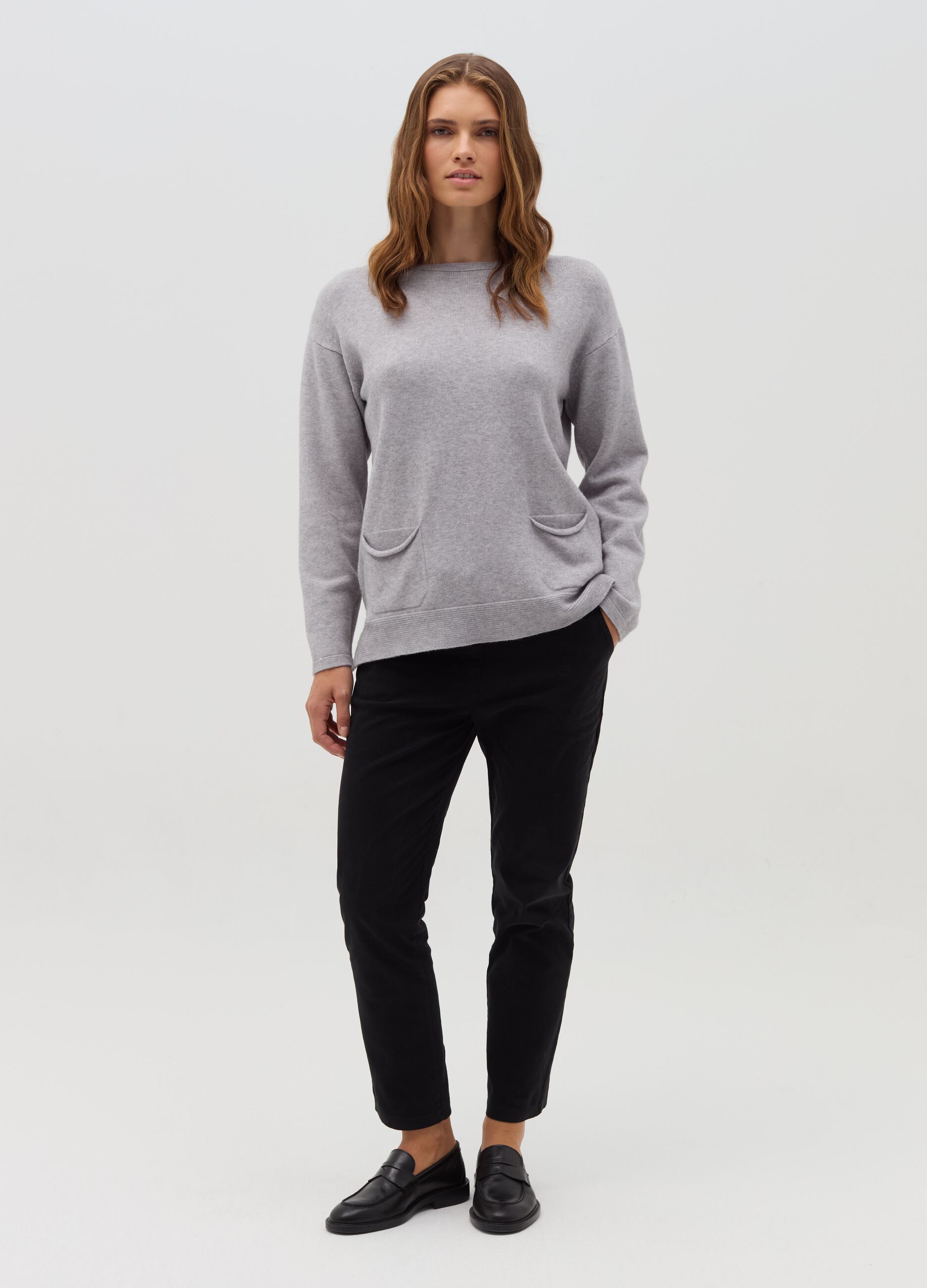 HYBRID Maglia a maniche lunghe con tasche