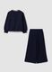 Girls&rsquo; blue pure cotton Harry Potter printed tracksuit_1