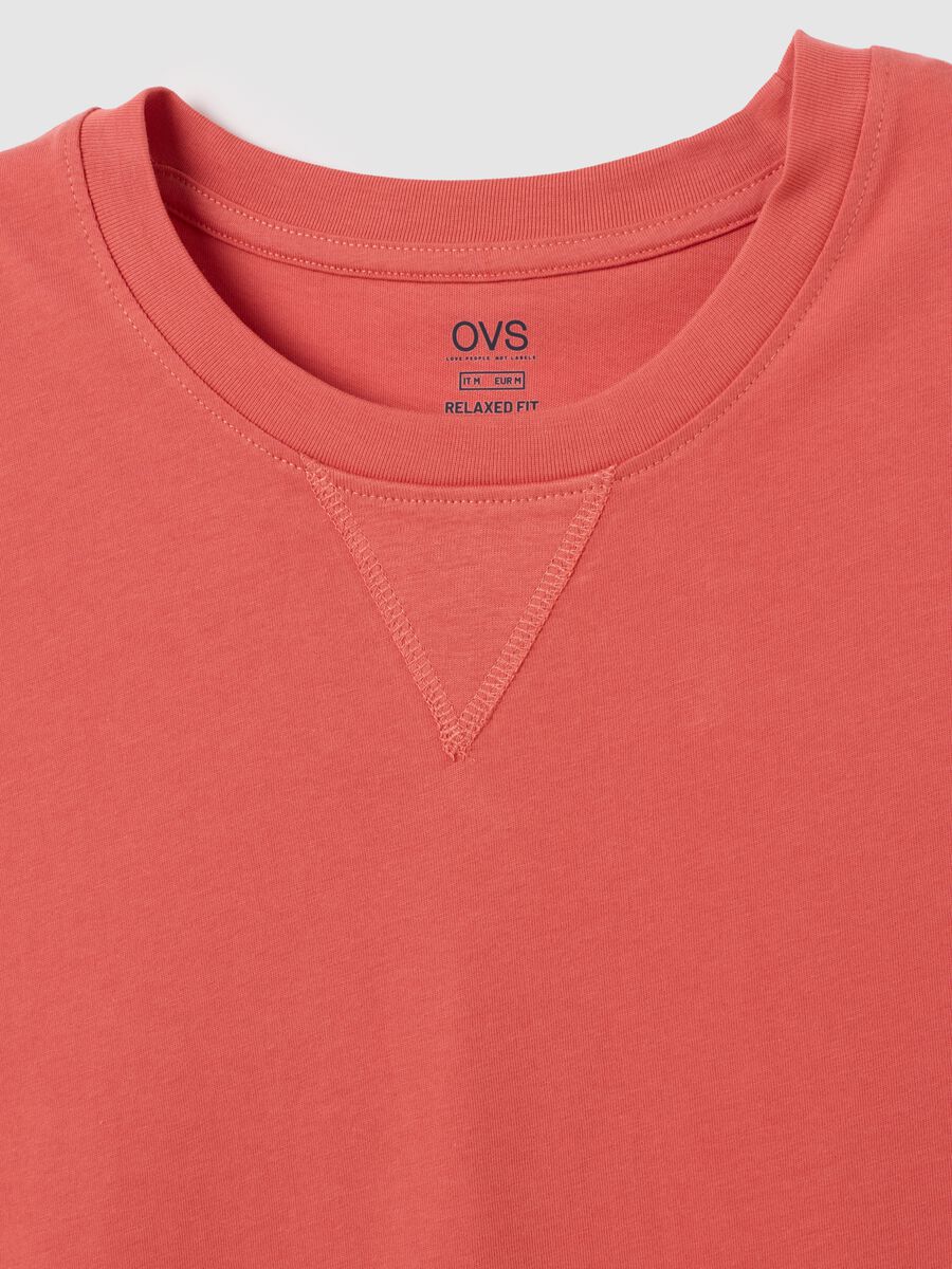 Men's pure cotton orange vest with regular fit_5