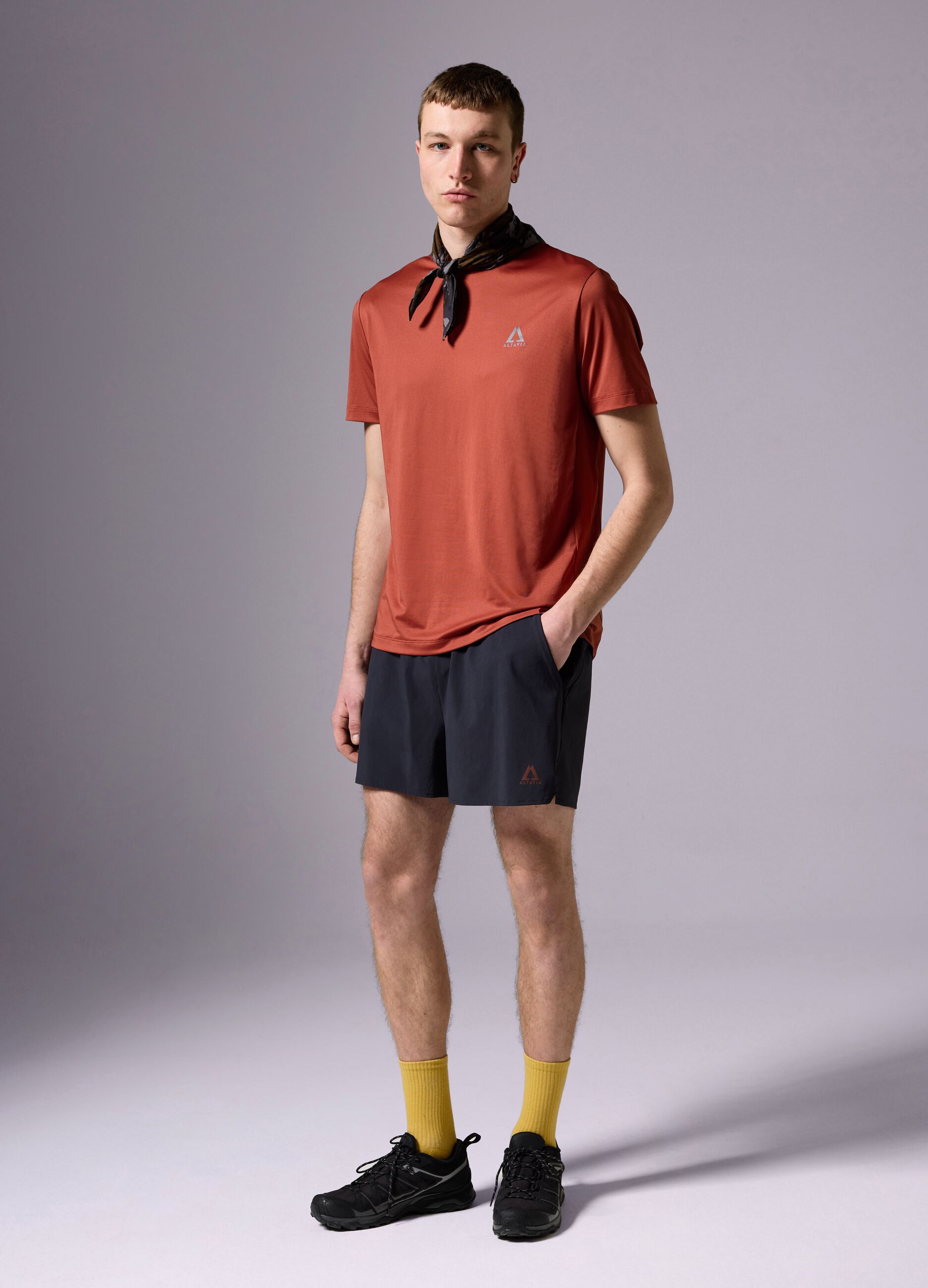 ALTAVIA WITH DEBORAH COMPAGNONI T-shirt in technical fabric