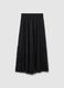 Long Black Skirt in Sheer Lace_5