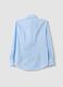 Camicia azzurra slim fit con colletto button down easy iron_6