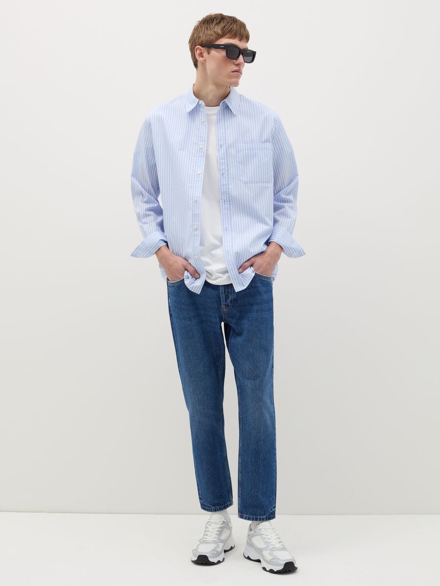 Striped shirt with pocket_1