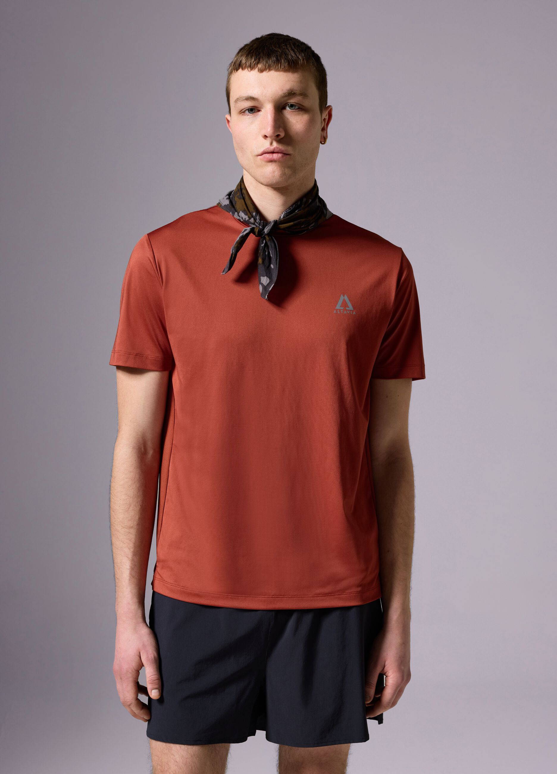 ALTAVIA WITH DEBORAH COMPAGNONI T-shirt in technical fabric