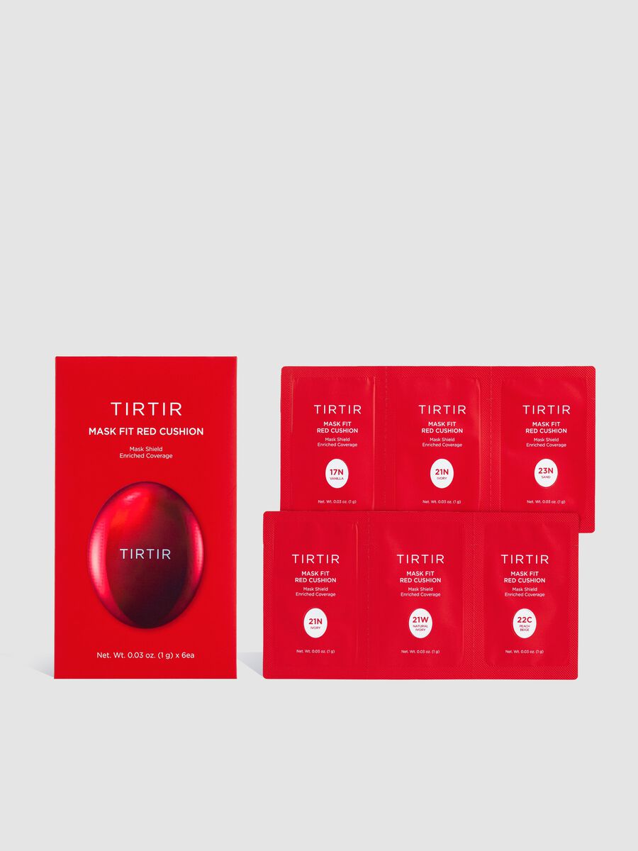 TIRTIR MASK FIT RED CUSHION 6 SHADE KIT 1G*6PZ - make-up coreano_0