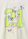 White short pyjama with number and butterfly print GAP Kids_2