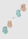 Multipack of newborn multicolour cotton blend socks_0