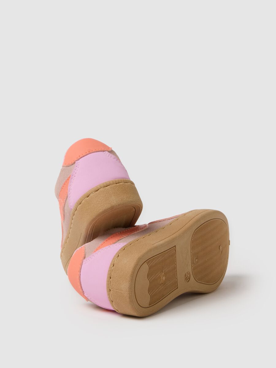 Girls' Multicolour Lace-Up Sneakers_1