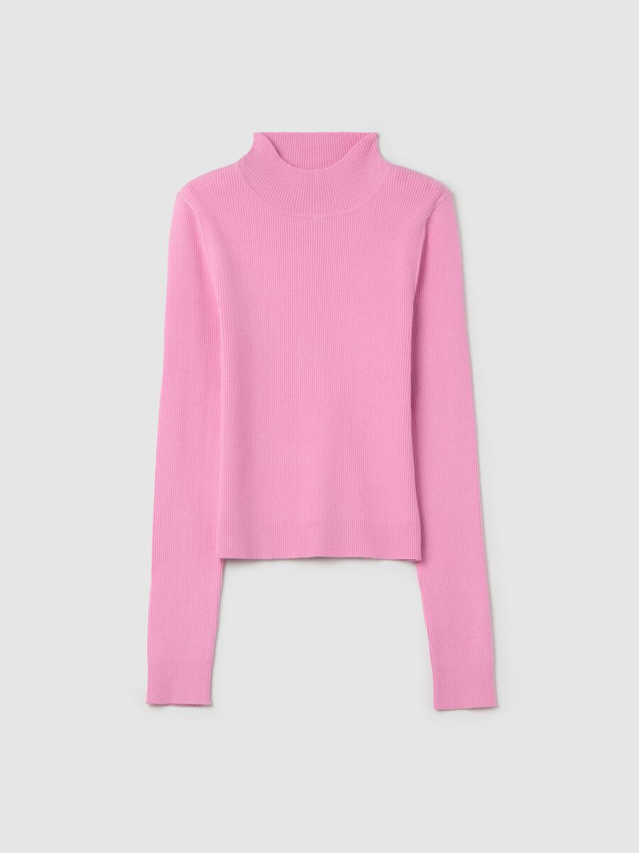 Top with ribbed mock neck_4