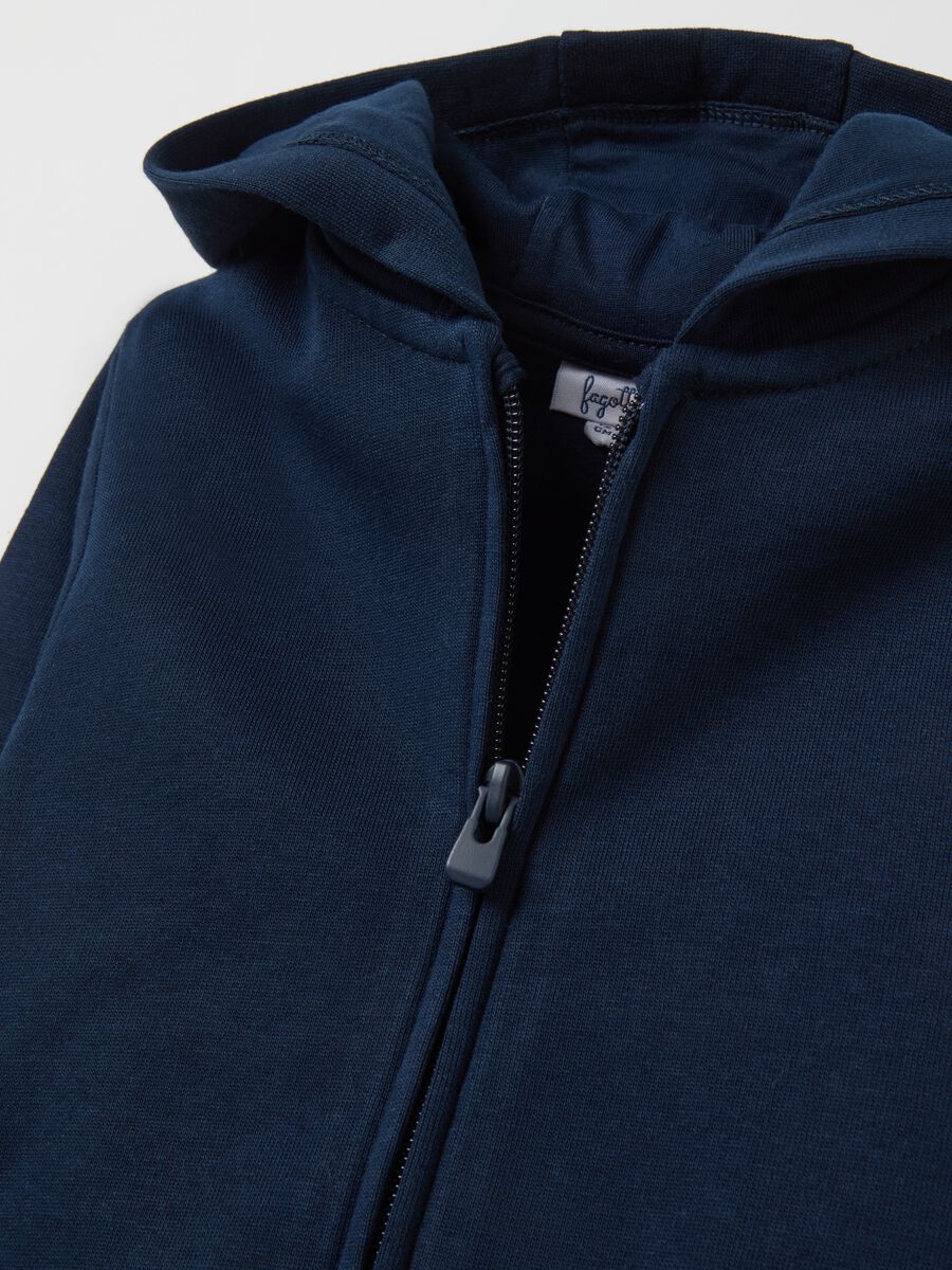 Full-zip plush hoodie_2