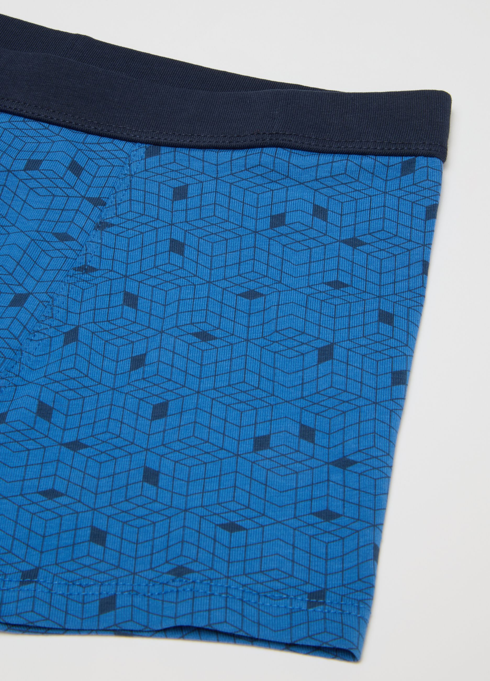 Boys' Multicolour Stretch Cotton Boxer Shorts