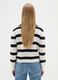 White jumper with black stripes and collar_2
