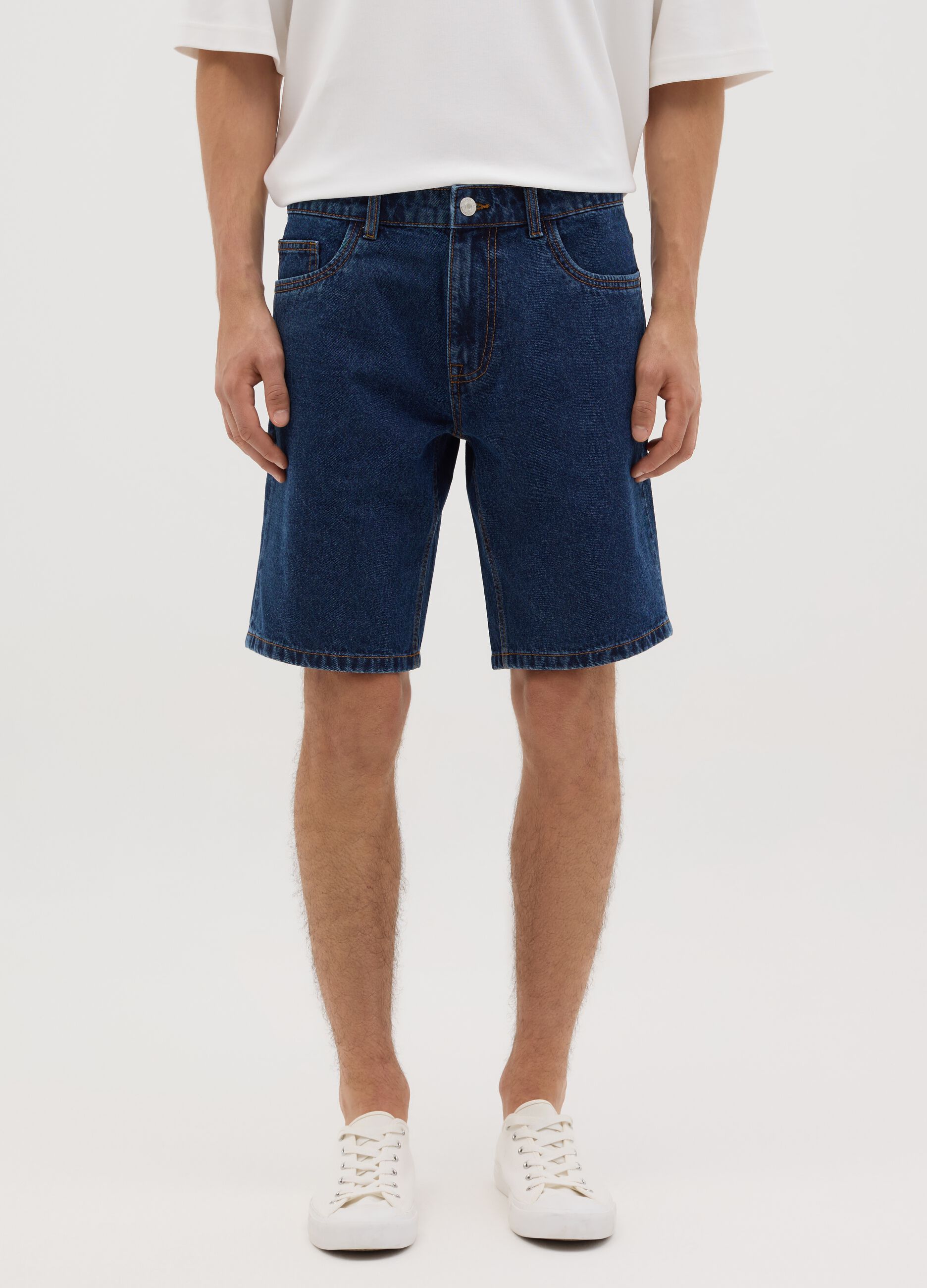 Blue denim Bermuda shorts Ovs
