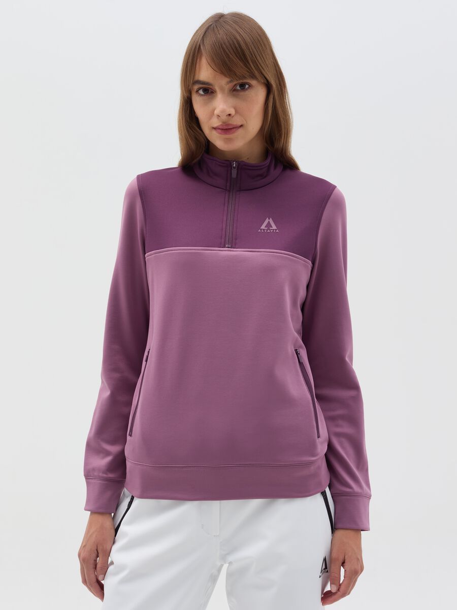 Altavia by Deborah Compagnoni technical half-zip fleece_0