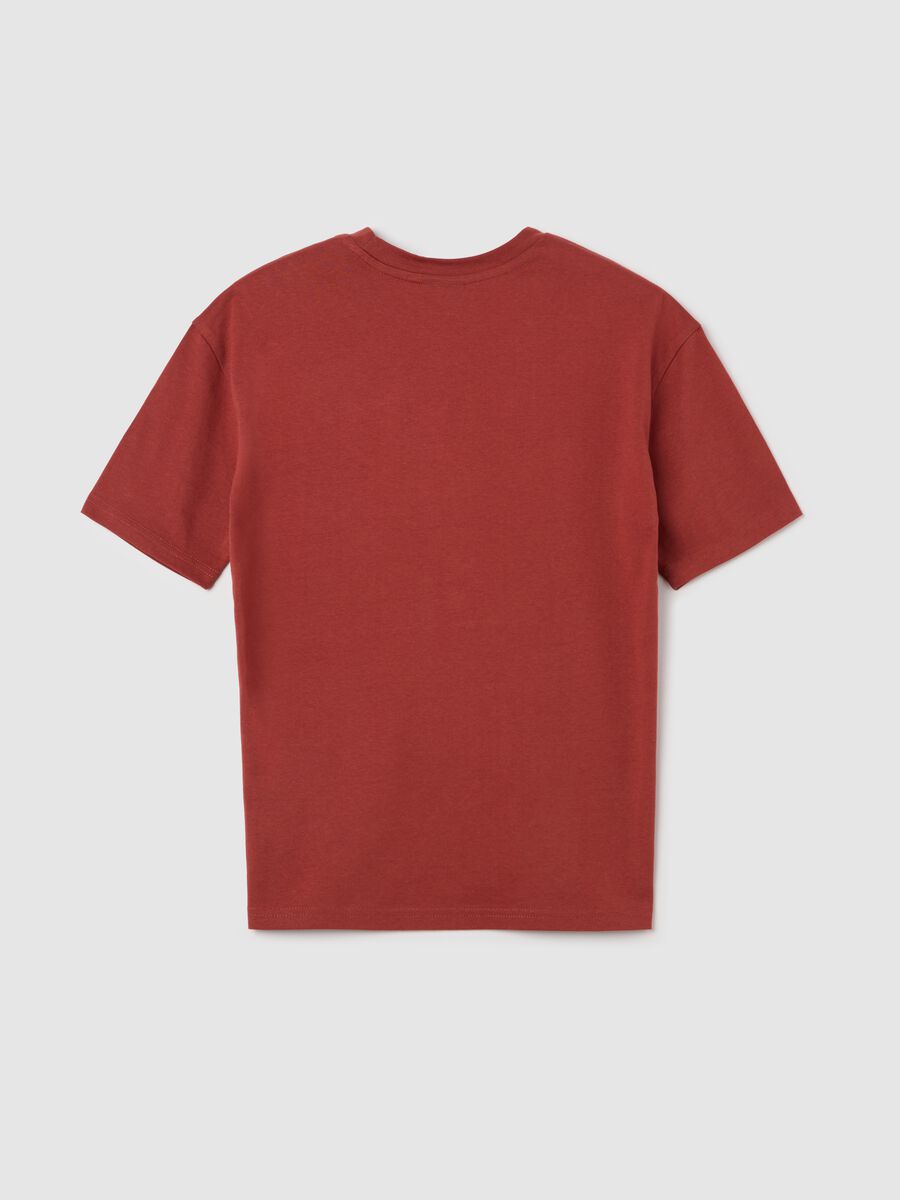 Burgundy T-shirt with NBA Miami Heats print_1