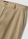 Beige linen and cotton-blend regular-fit chino trousers_5