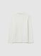 Children's pure cotton white regular fit T-shirt_1