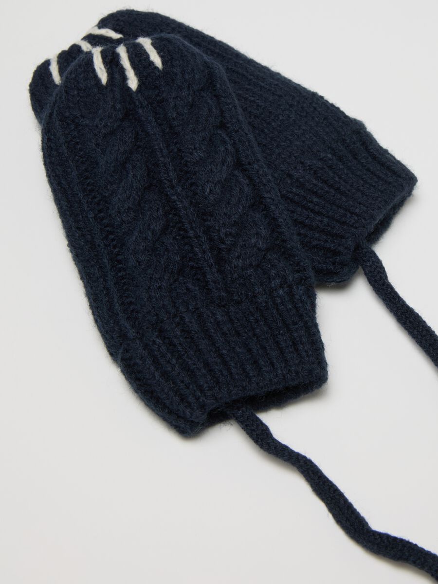 Multicolour children's hat with ears_2