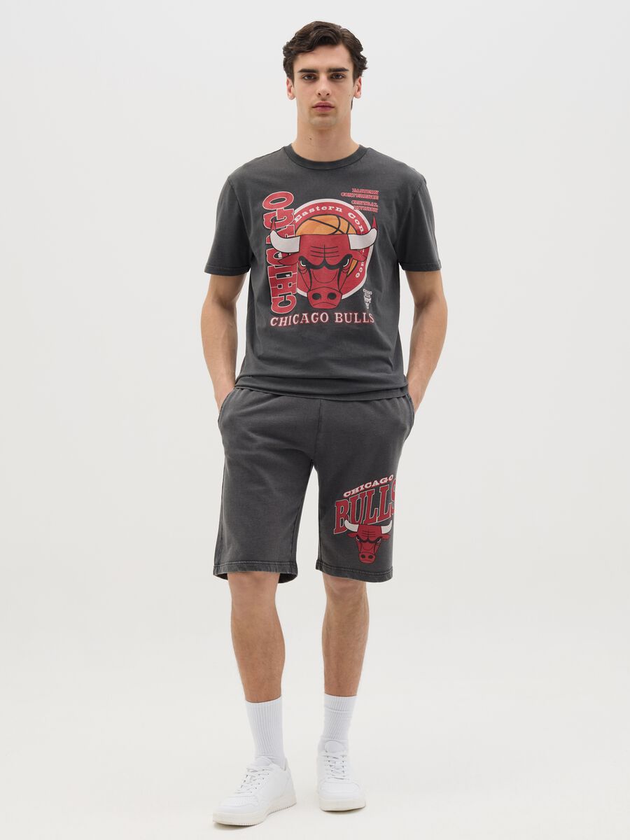 Cotton T-shirt with NBA Chicago Bulls print_1