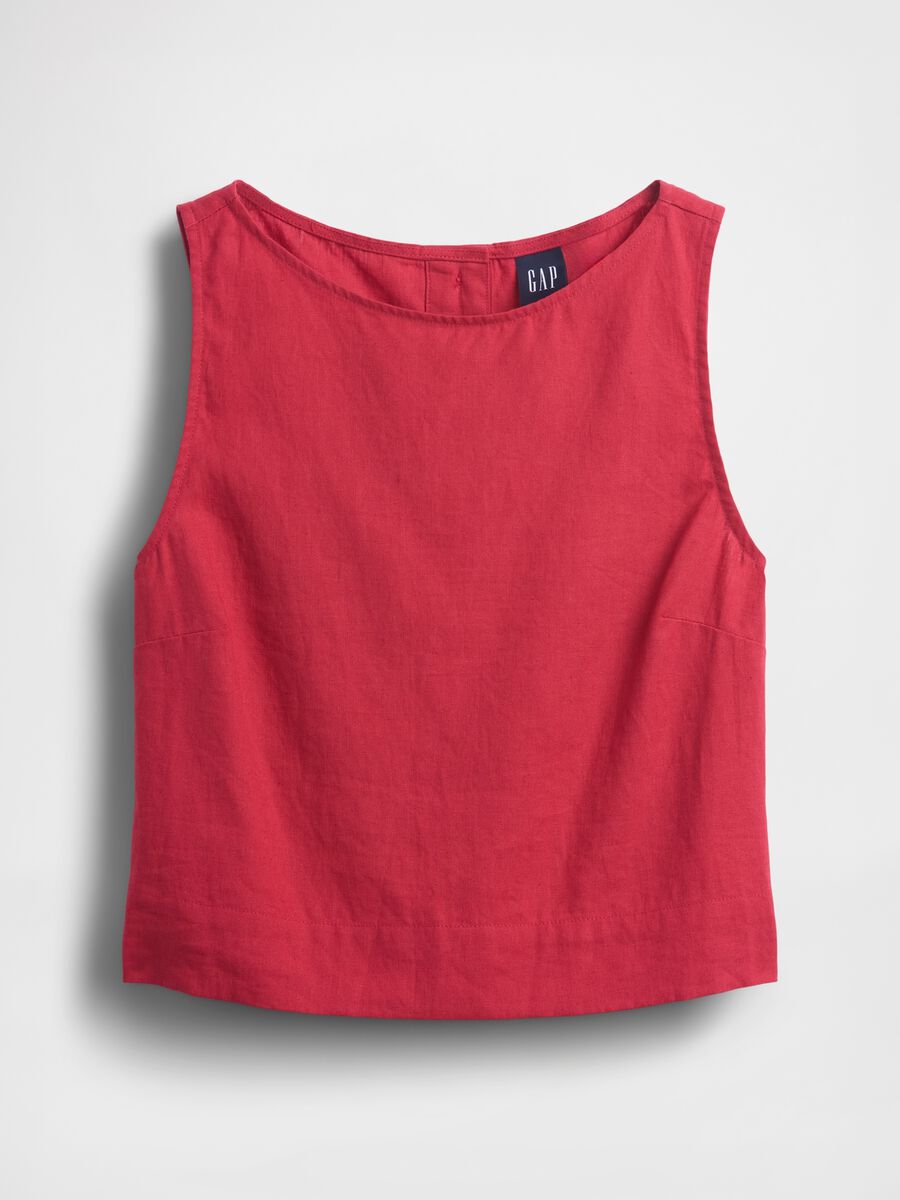 Linen-blend tank top_5