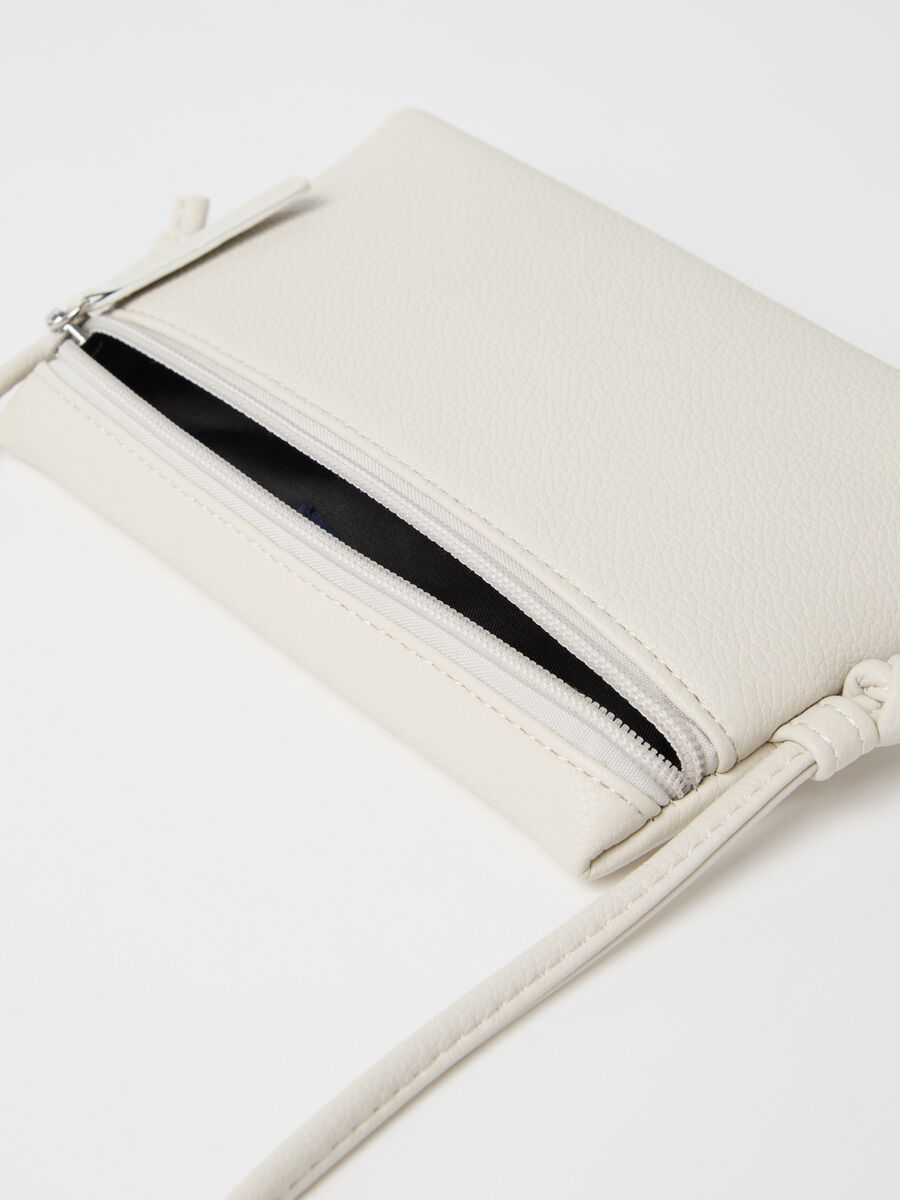 White clutch bag with zip_2