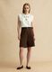 Sleeveless white cotton blend regular fit t-shirt with embroidery_1